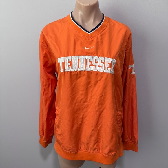 Nike Team Tennessee Volunteers Windbreaker Large Jacket Pullover Sweatshirt Vtg - Picture 1 of 5